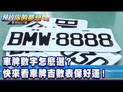 車牌號碼吉凶 判斷|車牌怎麼選比較好？數字五行解析吉凶秘訣完整教學